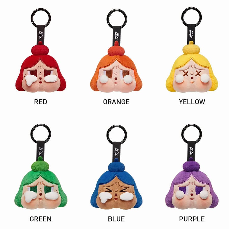 POPMART Crybaby Cheer Up Baby Plush Pendant Blind Box Collectible Toys six regular figures