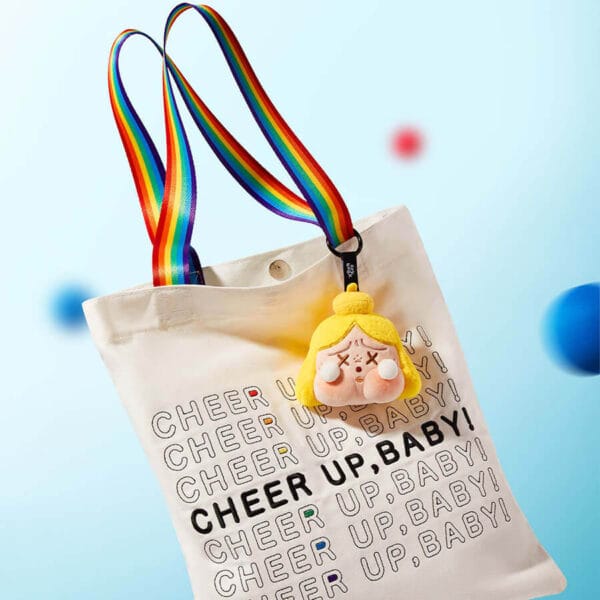 POPMART Crybaby Cheer Up Baby Plush Pendant Blind Box Collectible Toys