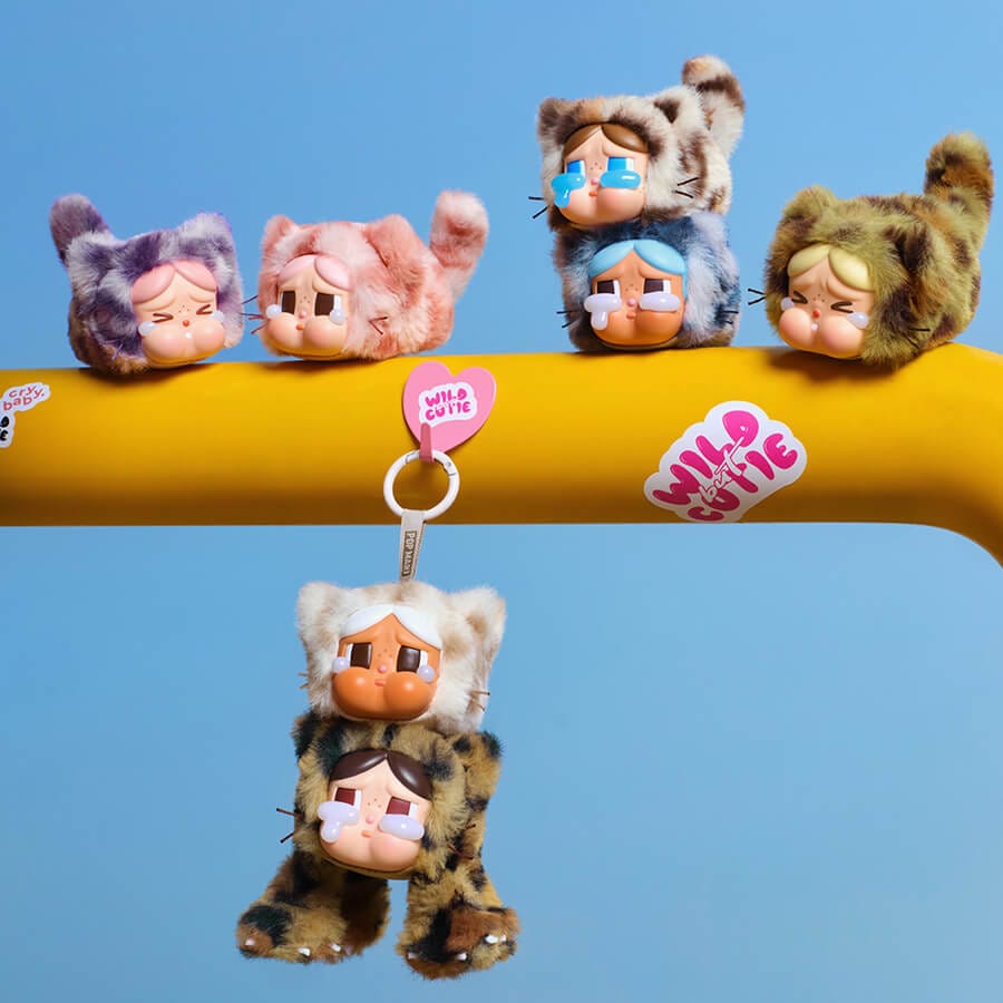 POP MART Crybaby Wild but Cutie Blind Box Vinyl Plush Pendant (6 PCS) 5 POP MART CRYBABY Wild but Cutie Blind Box Vinyl Plush Pendant