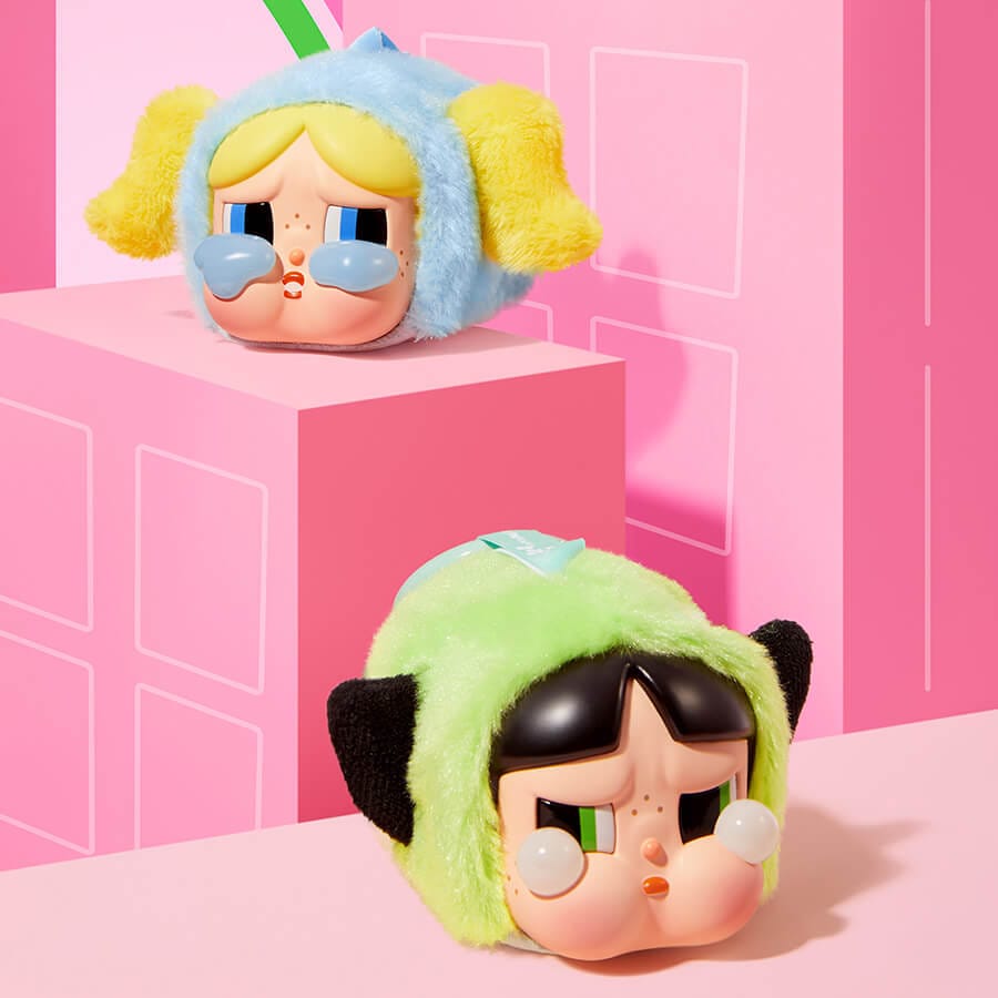 POP MART Crybaby Powerpuff Girls Vinyl Face Plush Pendant Blind Box