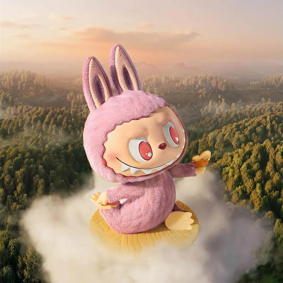 POP MART Labubu Lazy Yoga Blind Box The Monsters Figures Collectilbe Toy