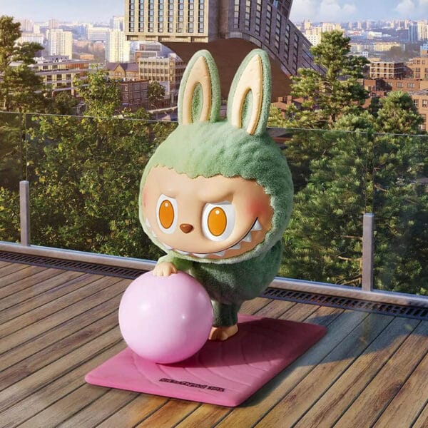 POP MART Labubu Lazy Yoga Blind Box The Monsters Collectilbe Toys