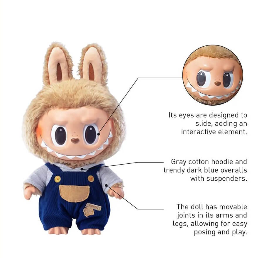 POP MART The Monsters Labubu Time to Chill Vinyl Plush Doll 8