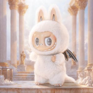 POPMART The Monsters Angel in Clouds Zimomo Plush Doll