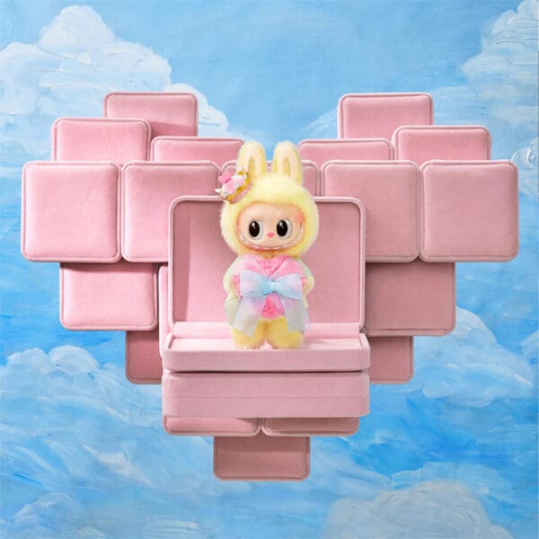 Pop Mart Labubu Let's Checkmate Plush Doll Vinyl Face Toy