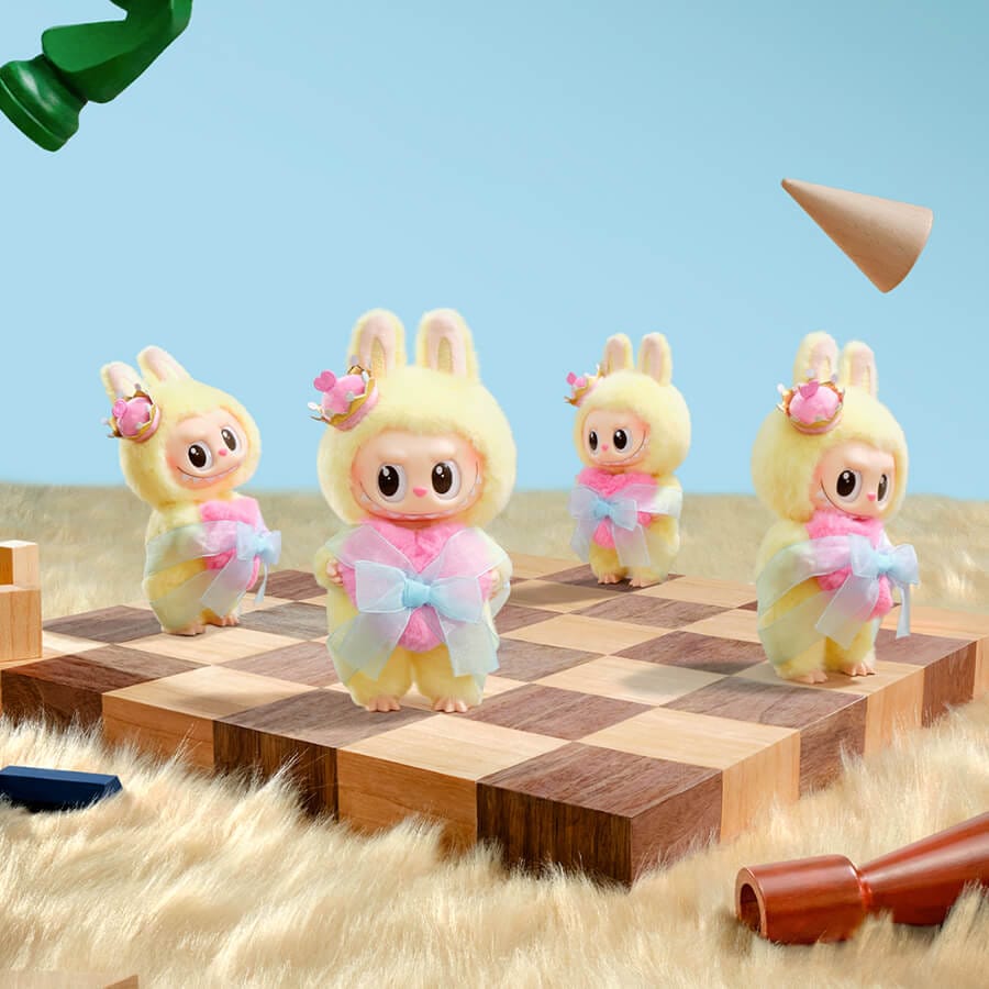 Pop Mart Labubu Let's Checkmate Plush Doll Vinyl Face Toy