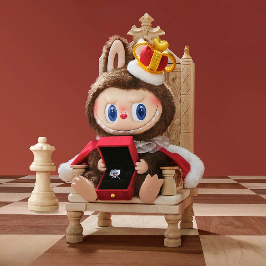 PopMart Labubu Let's Checkmate Plush Doll Vinyl Face Toy