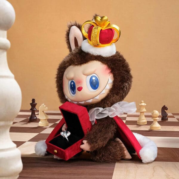 PopMart Labubu Let's Checkmate Plush Doll Vinyl Face Toy