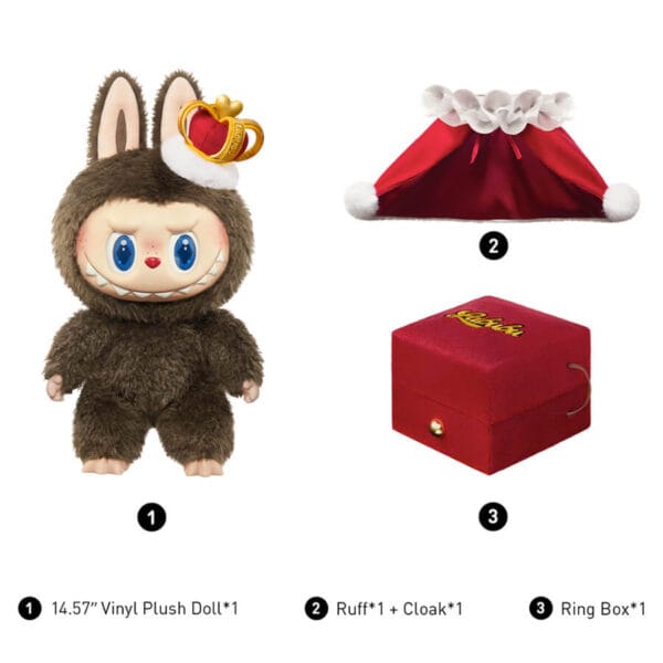 PopMart Labubu Let's Checkmate Plush Doll Vinyl Face Toy