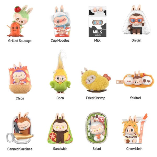 Labubu Wacky Mart Blind Box Figures The Monsters Collectilbe Toys 12 Figures
