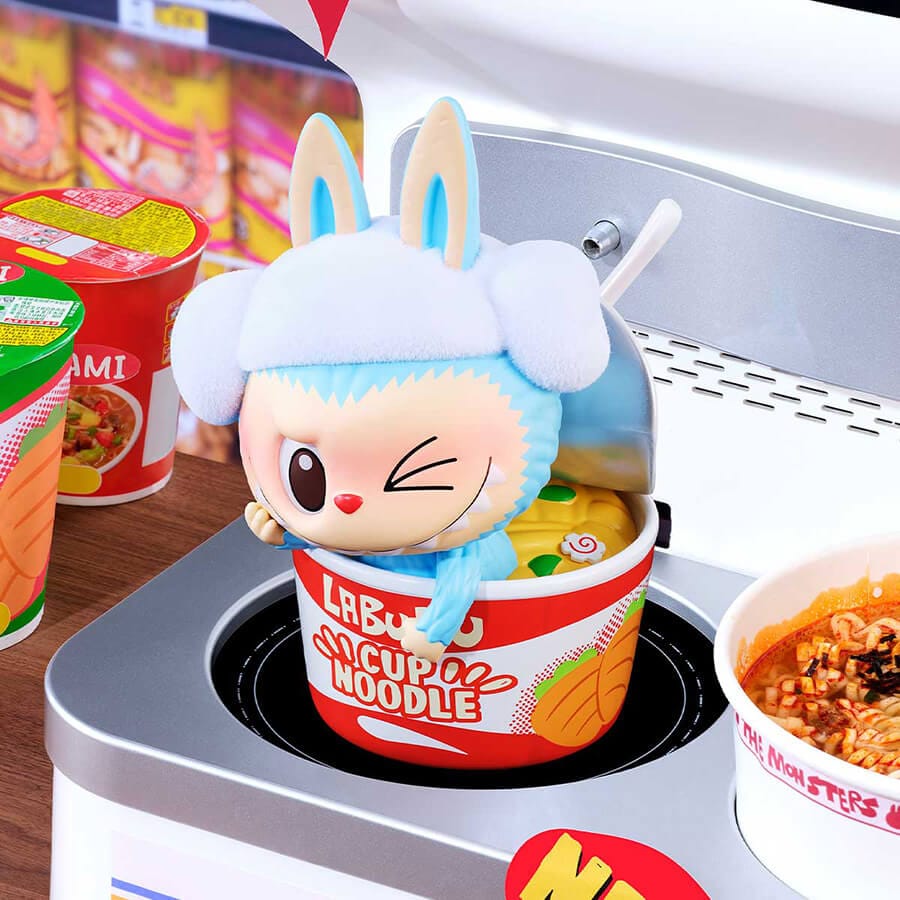 POPMART Labubu Wacky Mart Blind Box Figures The Monsters Collectilbe Toys (12 PCS) 5 Labubu Wacky Mart Blind Box Figures - Cup Noodles