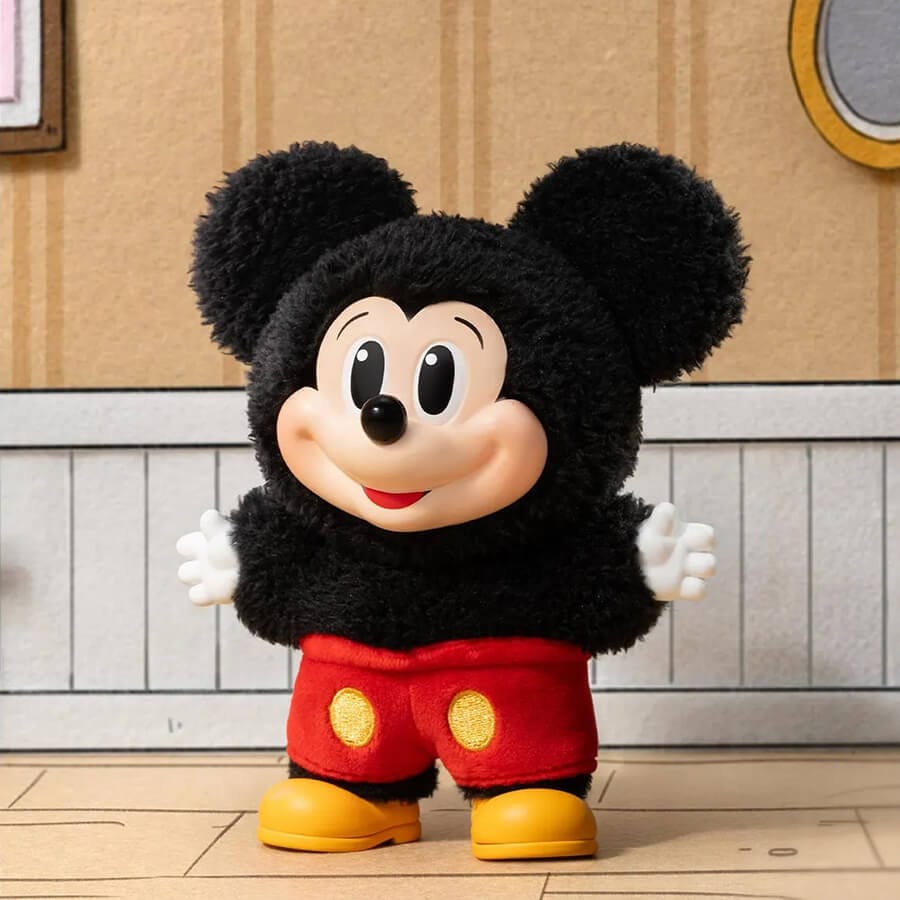 POP MART Mickey Family Cute Together Keychain Blind Box Figures Collectilbe Toys (8 PCS) 5 POP MART Mickey Family Cute Together Keychain Blind Box Figures - Mickey