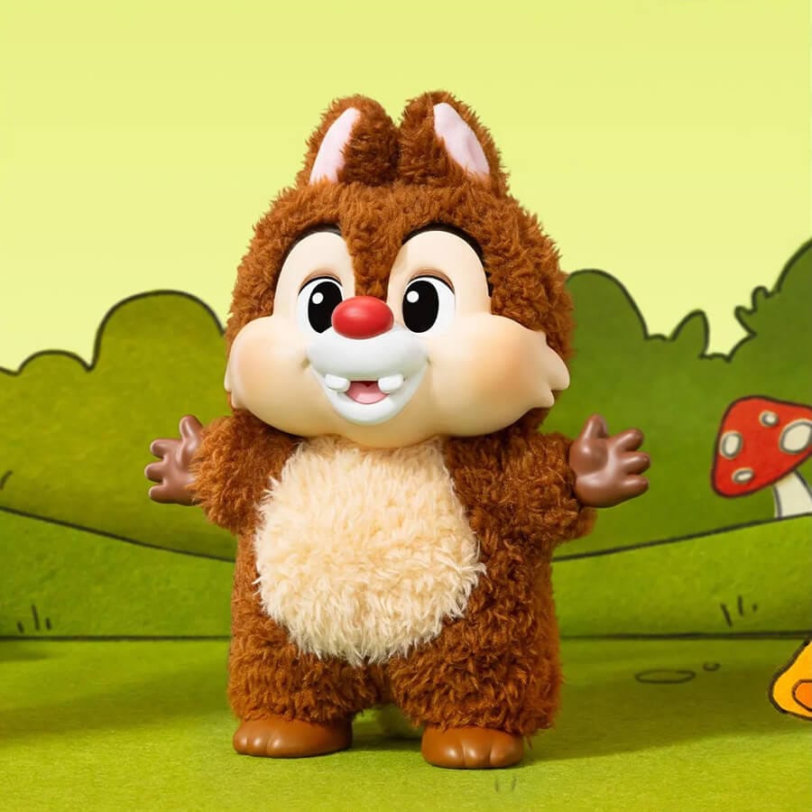 POP MART Mickey Family Cute Together Keychain Blind Box Figures, 1 Set (8 Boxes) 11 POP MART Mickey Family Cute Together Keychain Blind Box Figures Dale