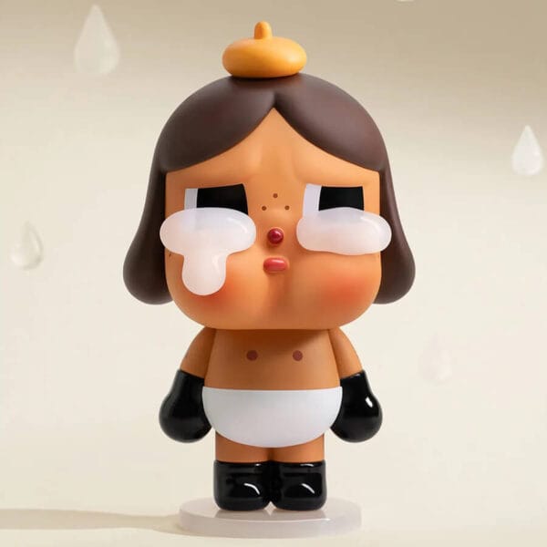POPMART Crybaby Crying Again Figures Blind Box Desktop Display Figures - Baby Brown