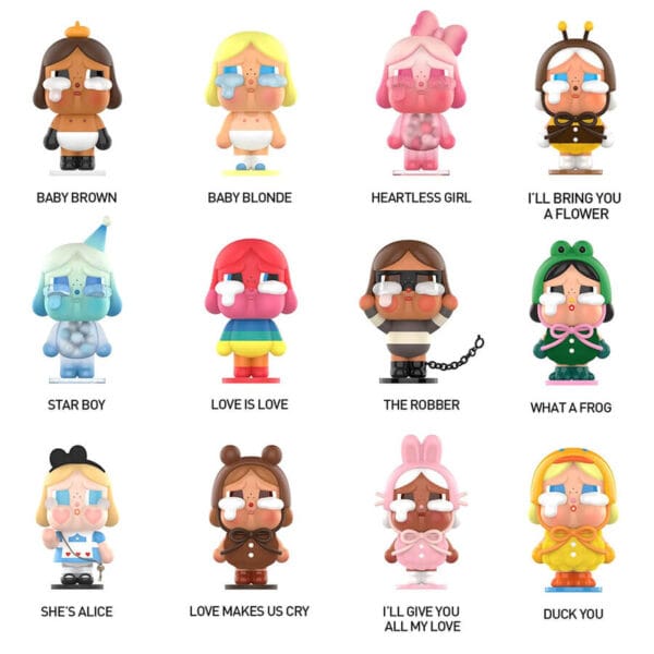 POPMART Crybaby Crying Again Figures Blind Box Desktop Display 12 Figures