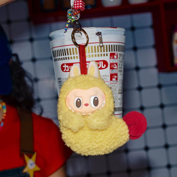 POPMART Labubu Wacky Mart Earphone Case The Monsters Tempura Fried Shrimp Design