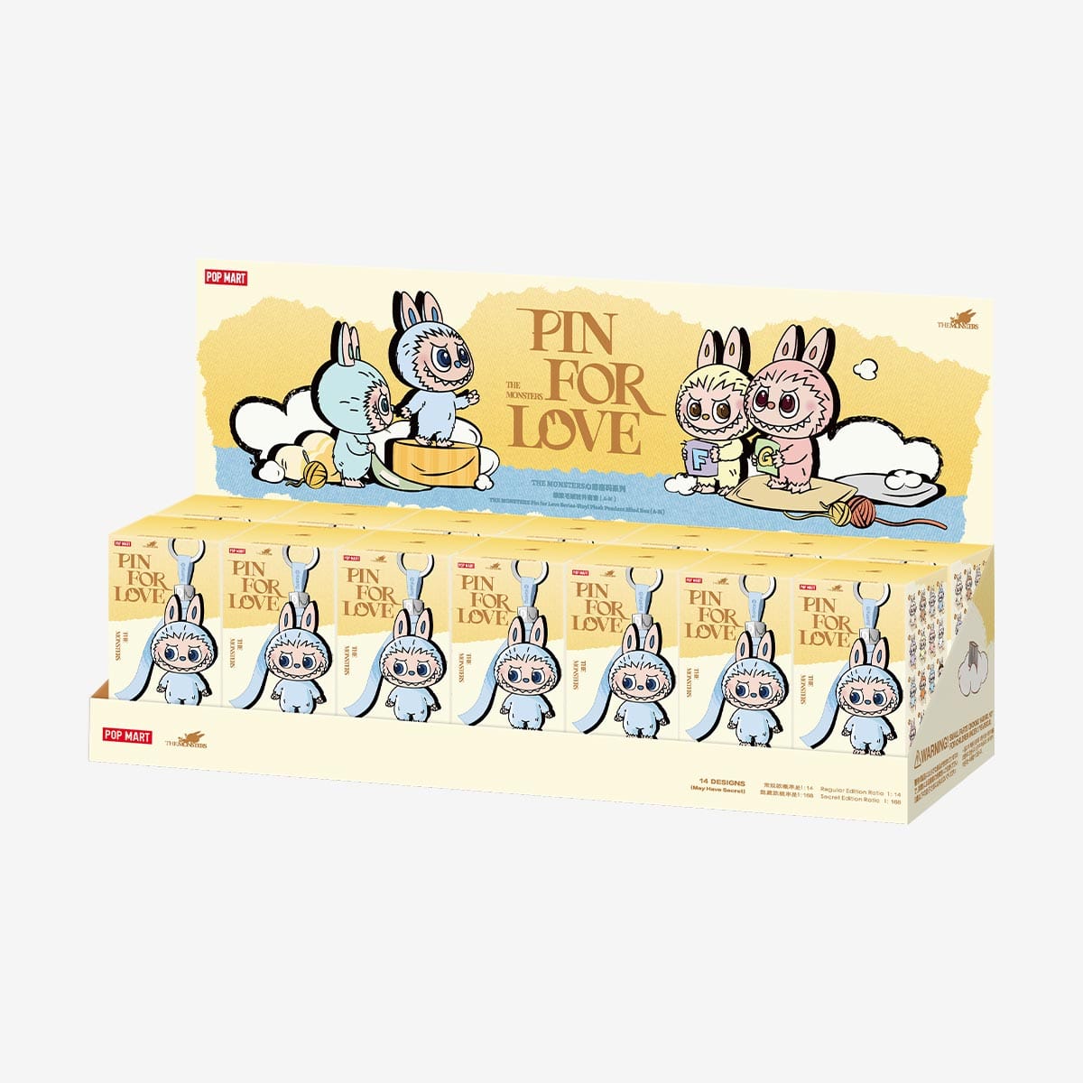 正規品 POPMARTラブブ LABUBU PIN FOR LOVE N POPMART/ポップマート】Labubu ラブブ THE MONSTERS PIN FOR