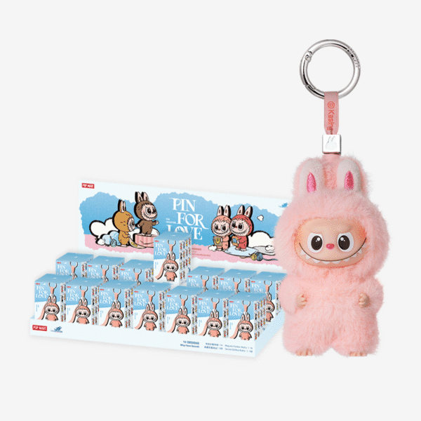 POP MART Mini Labubu Pin for Love 4.0 Blind Box The Monsters Vinyl Plush Pendant Toys