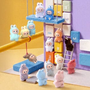 Mini Labubu Pin for Love Plush Pendant Toys
