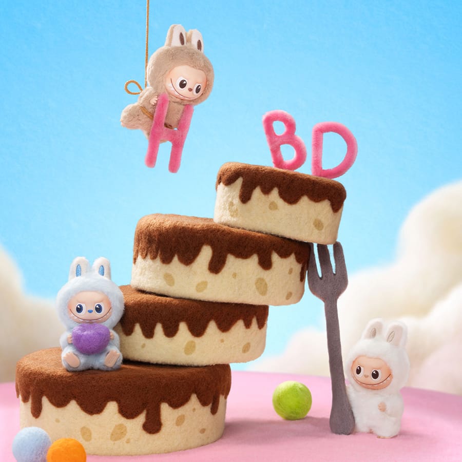 Mini Labubu Pin for Love Plush Pendant Toys