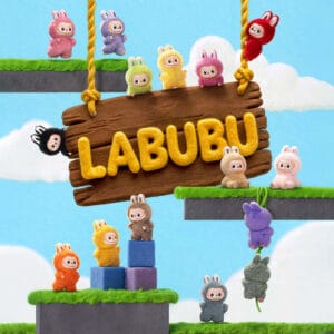 POP MART Mini Labubu Pin for Love 4.0 Blind Box The Monsters Vinyl Plush Pendant Toys