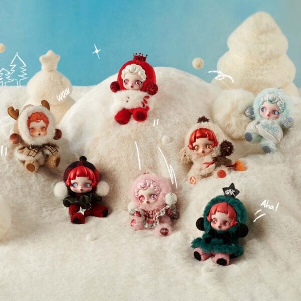 POP MART SkullPanda Winter Symphony Blind Box Plush Dolls Pendant