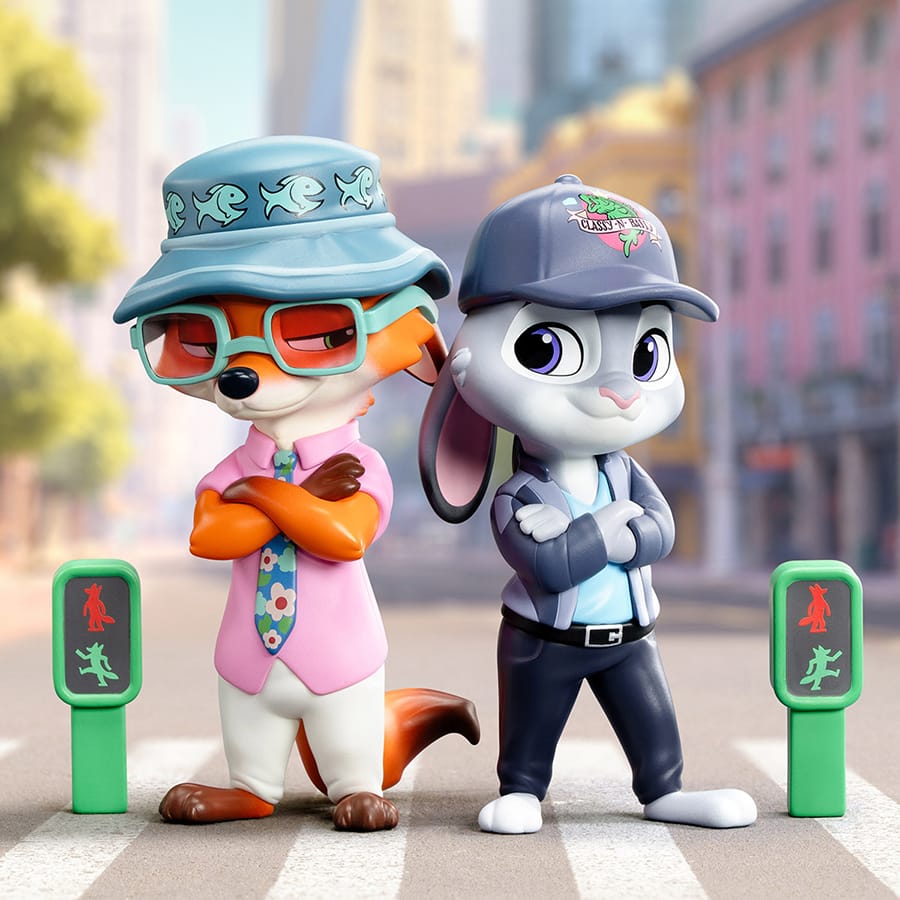POP MART x Disney Zootopia Next Adventure Figures Blind Boxes (12 pcs) 5 POP MART x Disney Zootopia 2 Next Adventure: Nick Judy POP MART figures