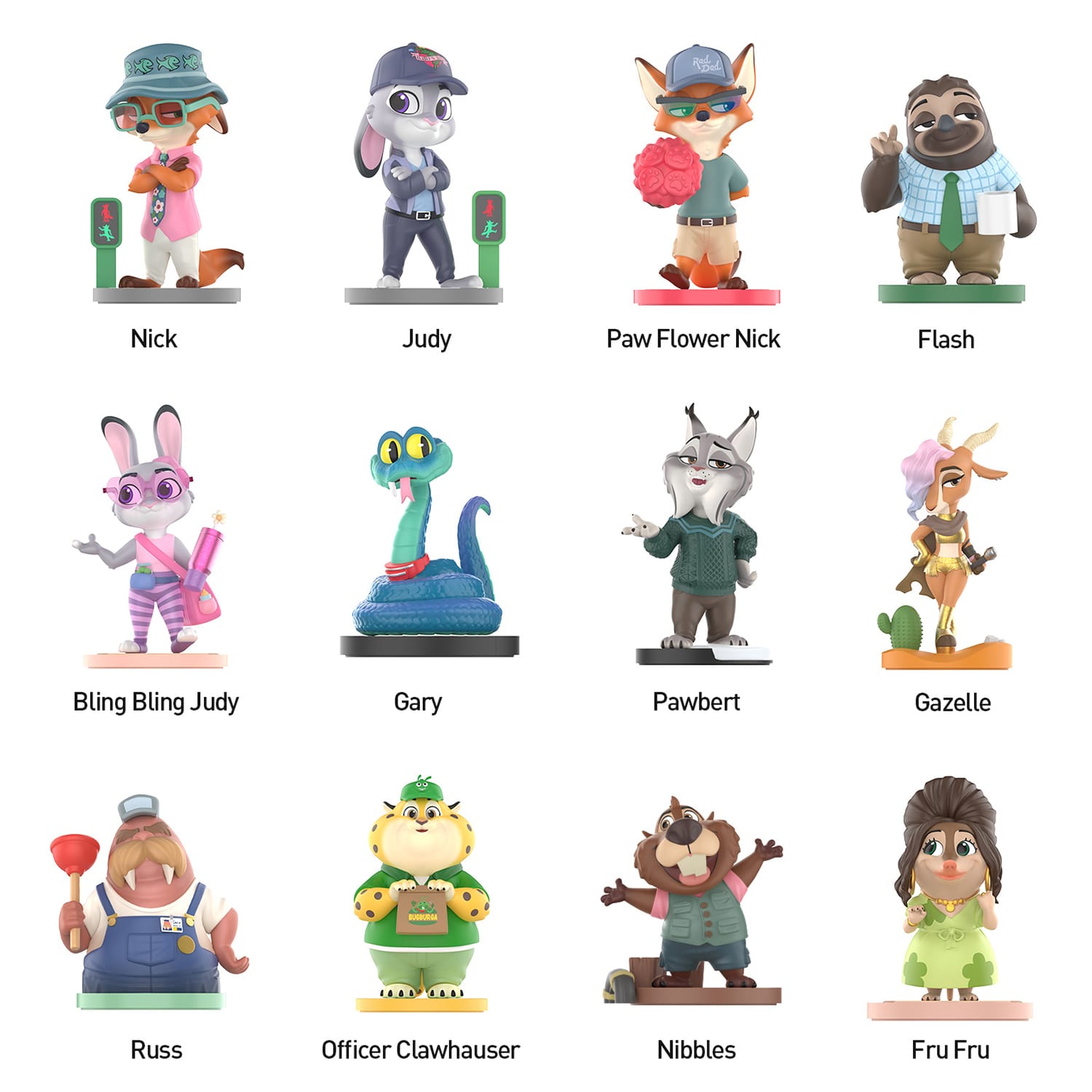 POP MART Zootopia 2 blind box regular 12 figures full set