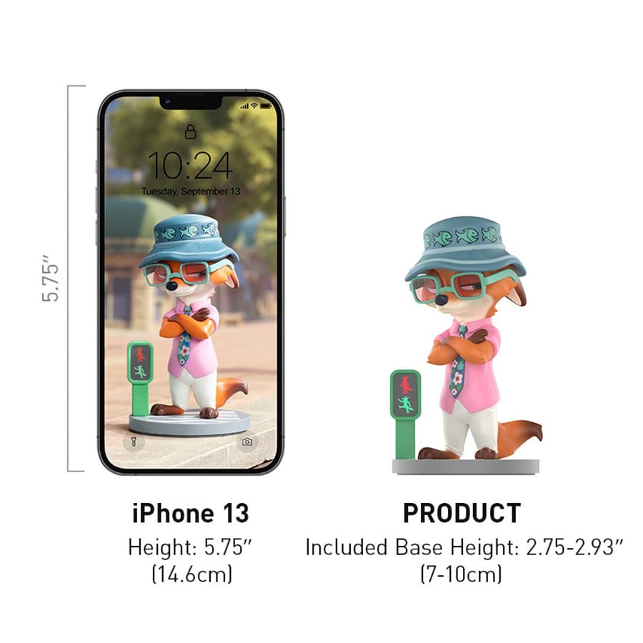 POP MART x Disney Zootopia Next Adventure Figures Size