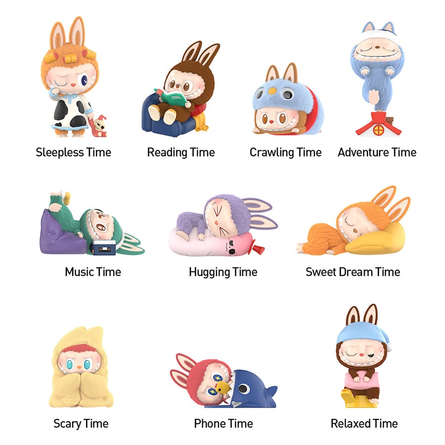 POPMART Labubu 1:00 A.M. Figures The Monsters Blind Box, 1 Set (10 Boxes) 8 POPMART Labubu 1:00 A.M. Figures Blind Box Whole Set 10 Figures