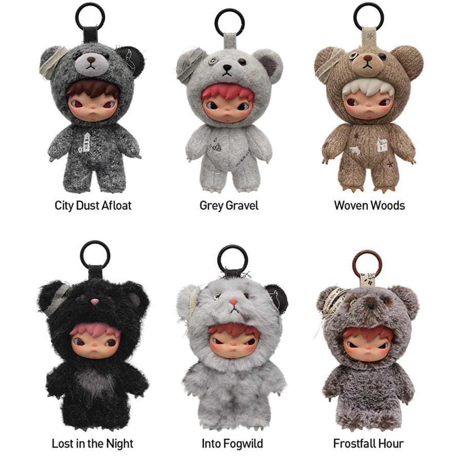 Hirono Road Journal Plush Dolls Pendant Blind Box Six Lonely Wanderers