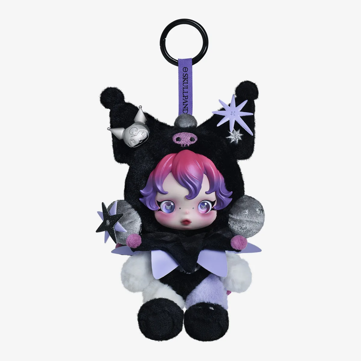 POP MART SkullPanda x Kuromi Plush Pendant Doll Toy | Zebraup